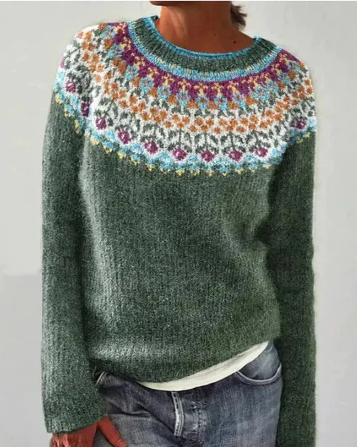 Maud | Retro Autumn Sweater