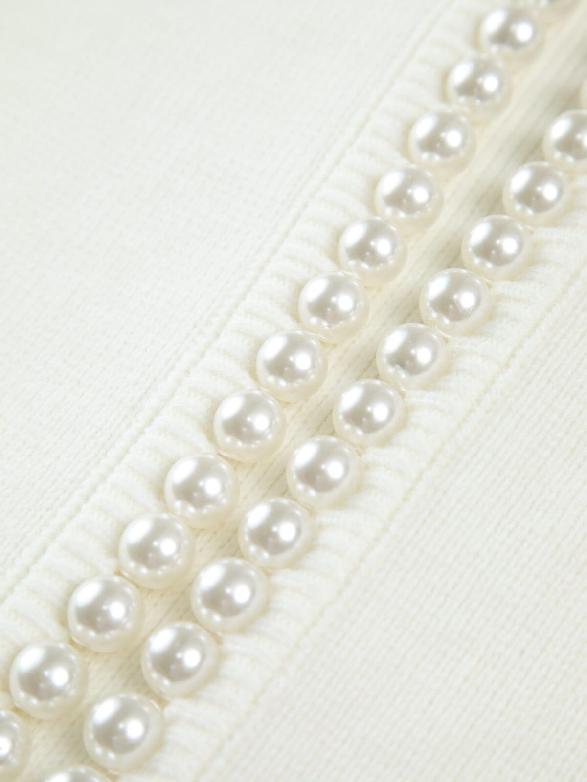 Milena | Cardigan with Pearls and Rips