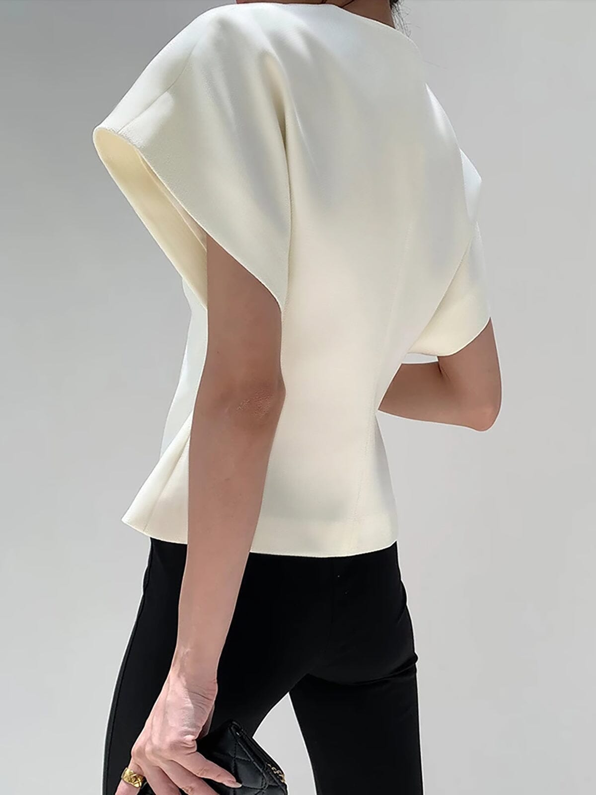 Reina V-Neck Asymmetric Top