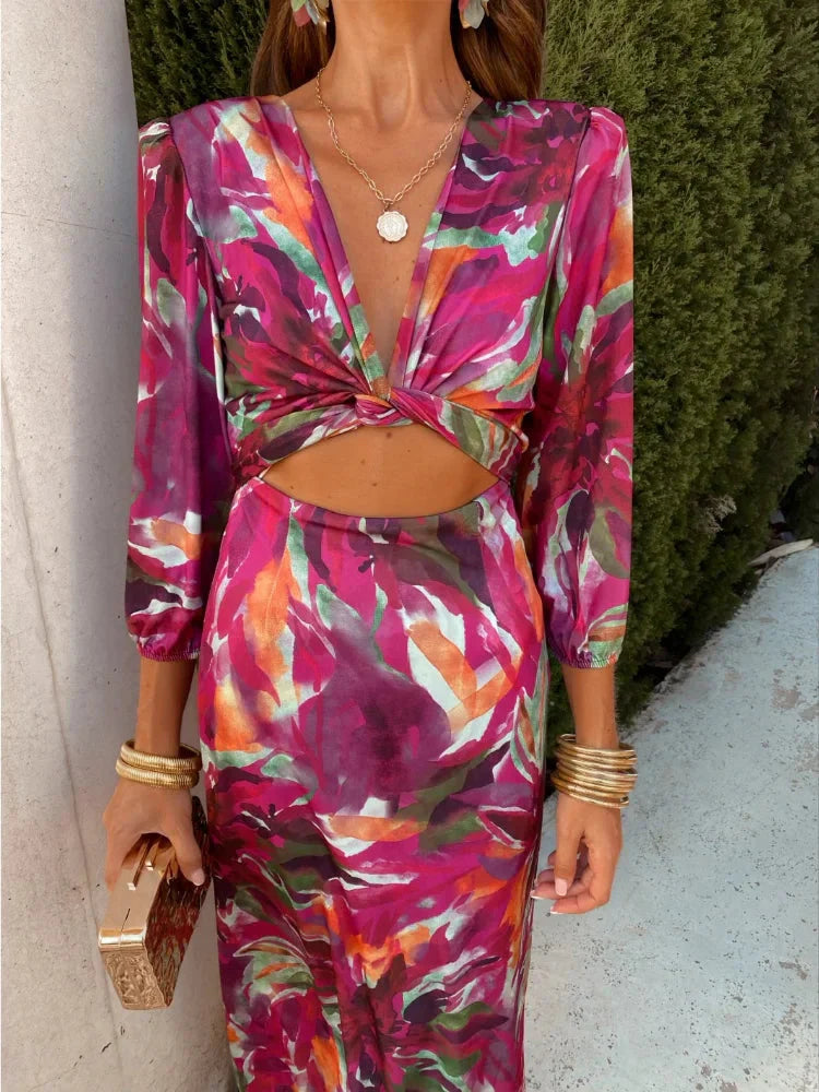 Lily Colorful Maxi Dress