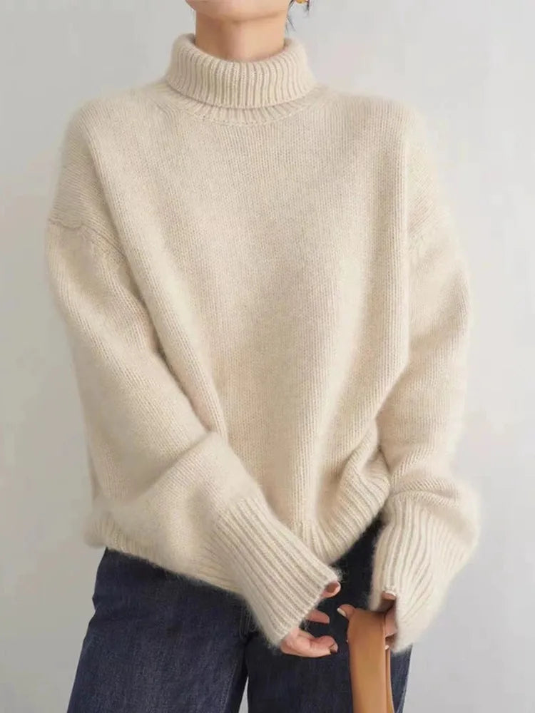 Mirrin | Wool Turtleneck Sweater