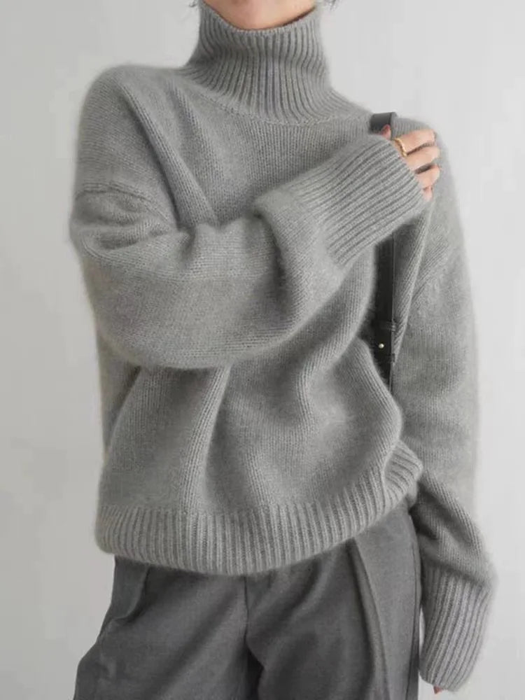 Mirrin | Wool Turtleneck Sweater