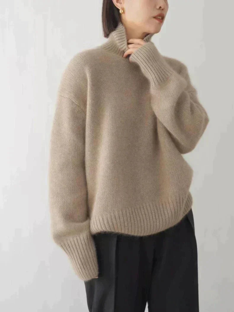 Mirrin | Wool Turtleneck Sweater