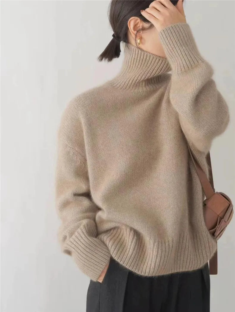 Mirrin | Wool Turtleneck Sweater