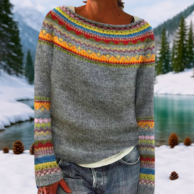 Alara | Retro icelandic sweater
