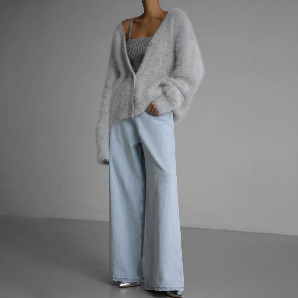 Eva | Comfortable Fur Cardigan