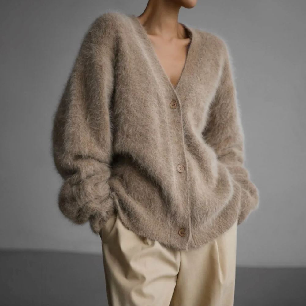 Eva | Comfortable Fur Cardigan
