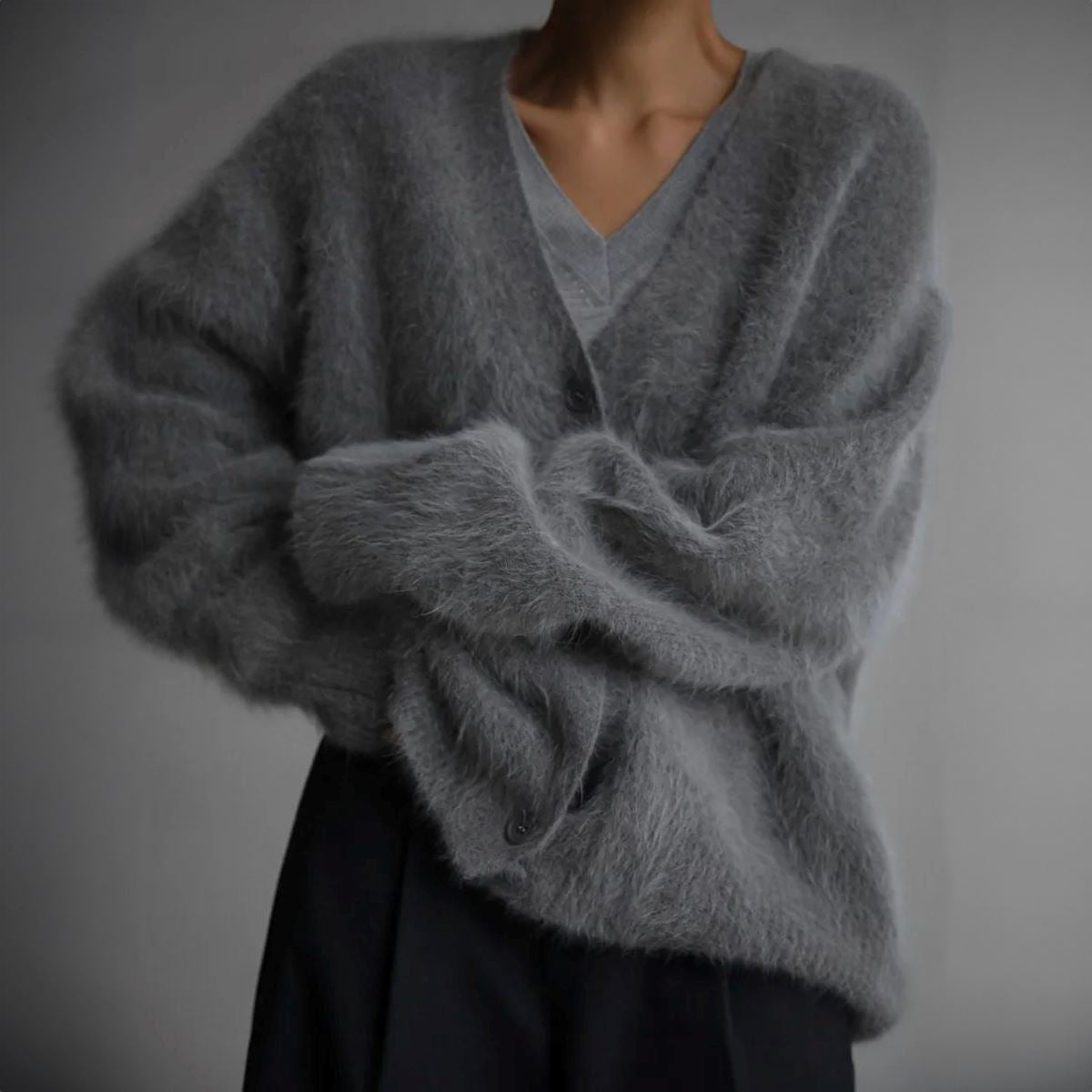Eva | Comfortable Fur Cardigan