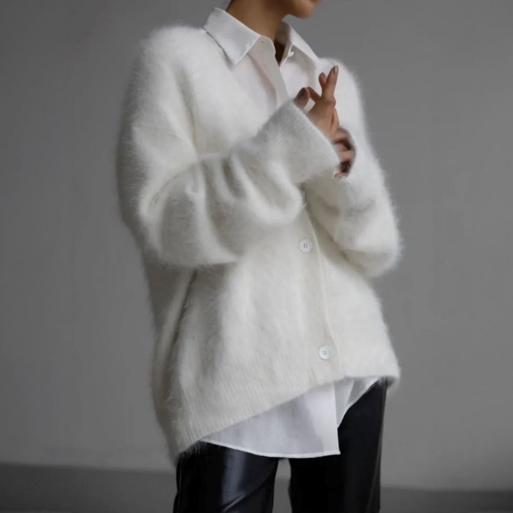 Eva | Comfortable Fur Cardigan