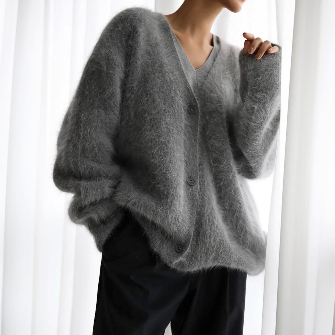 Eva | Comfortable Fur Cardigan