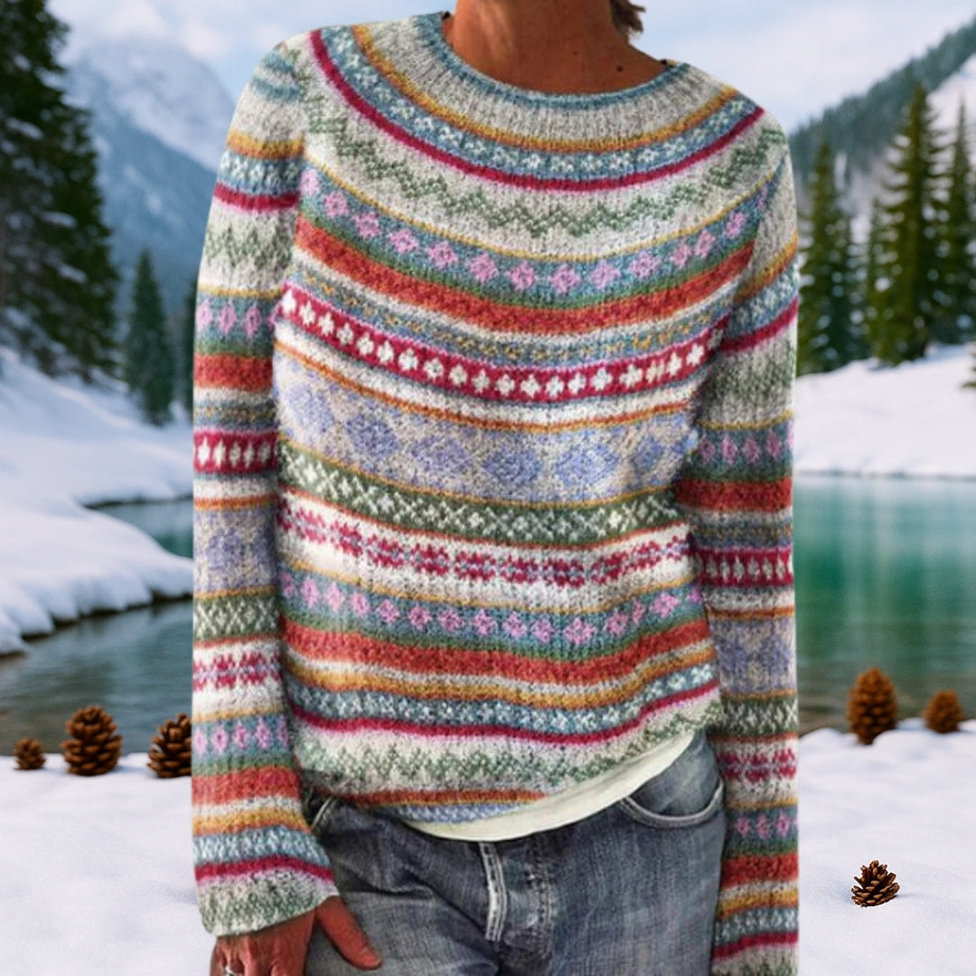 Alara | Retro icelandic sweater