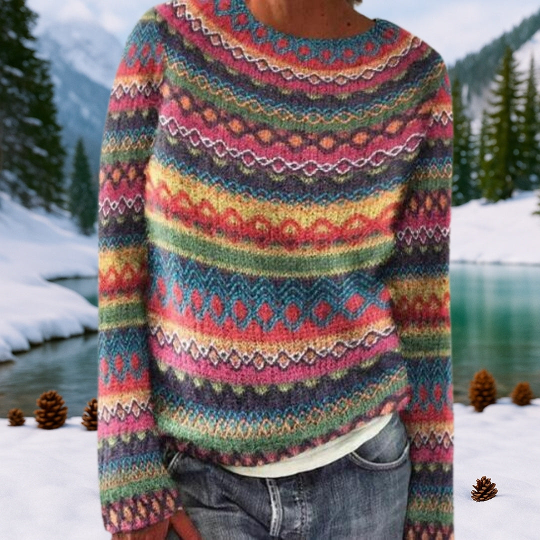 Alara | Retro icelandic sweater