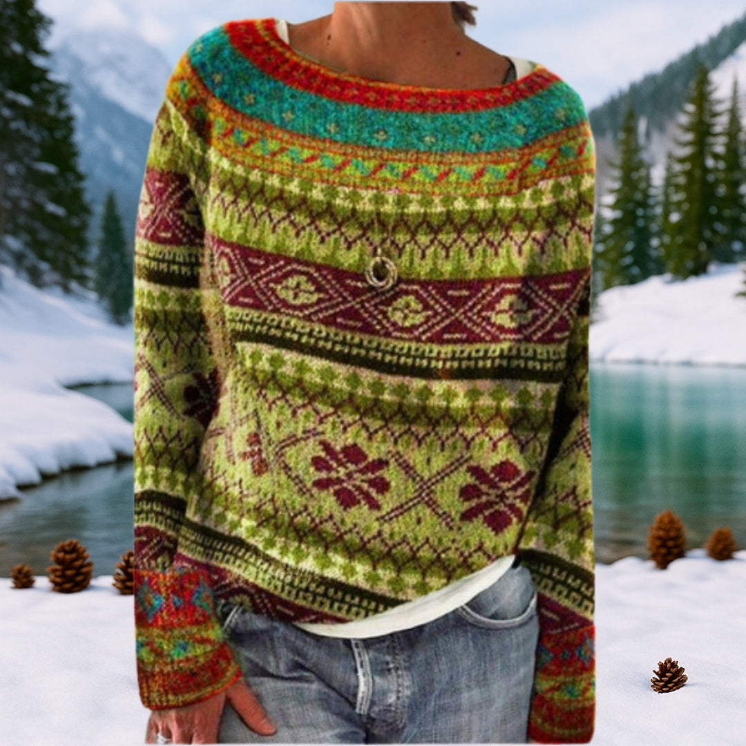 Alara | Retro icelandic sweater