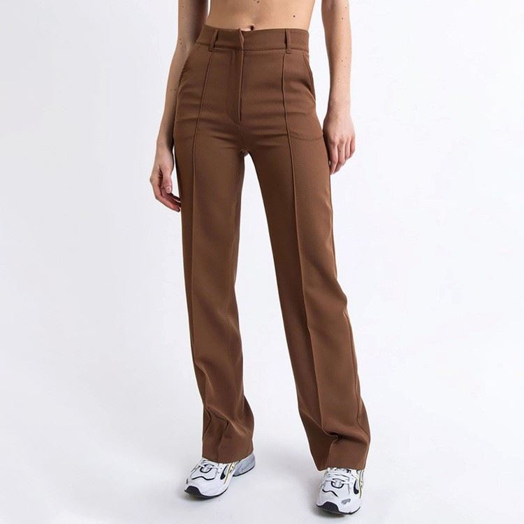 Lena Casual Wide-Leg Trousers