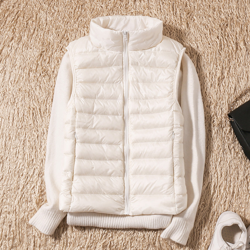 Galora | Waterproof Vest with White Duck Down