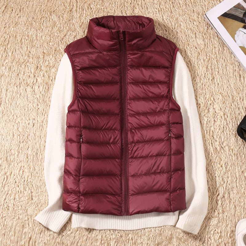Galora | Waterproof Vest with White Duck Down