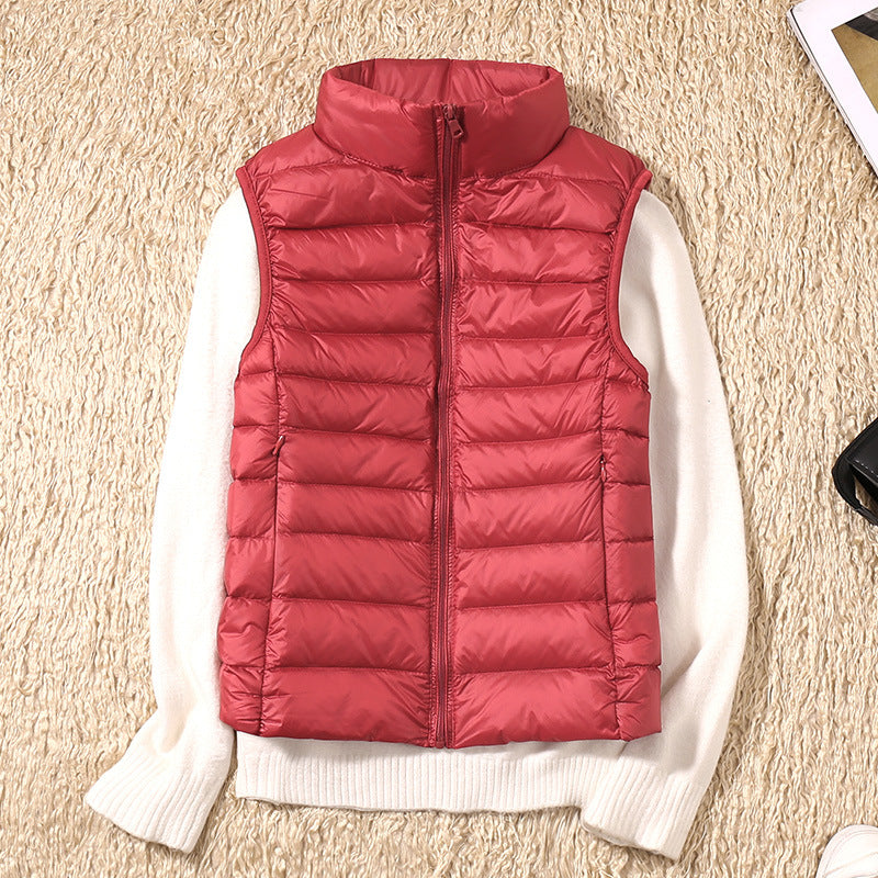 Galora | Waterproof Vest with White Duck Down
