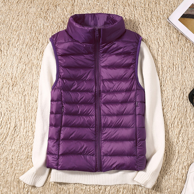 Galora | Waterproof Vest with White Duck Down