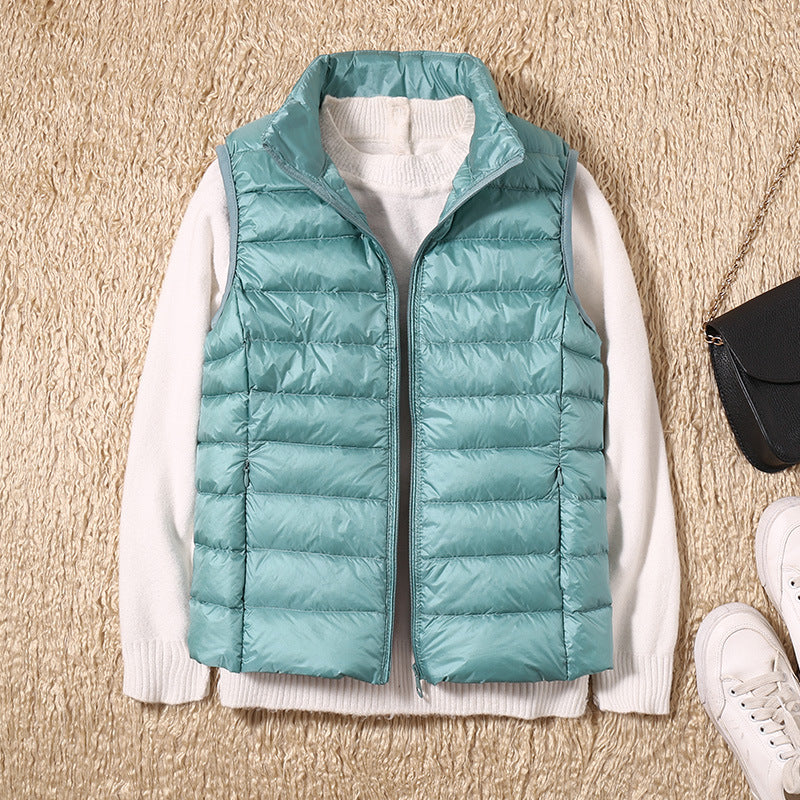 Galora | Waterproof Vest with White Duck Down
