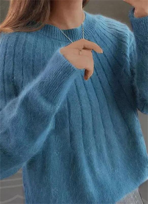 Caitlin | Stylish Ribbed Knit Sweater