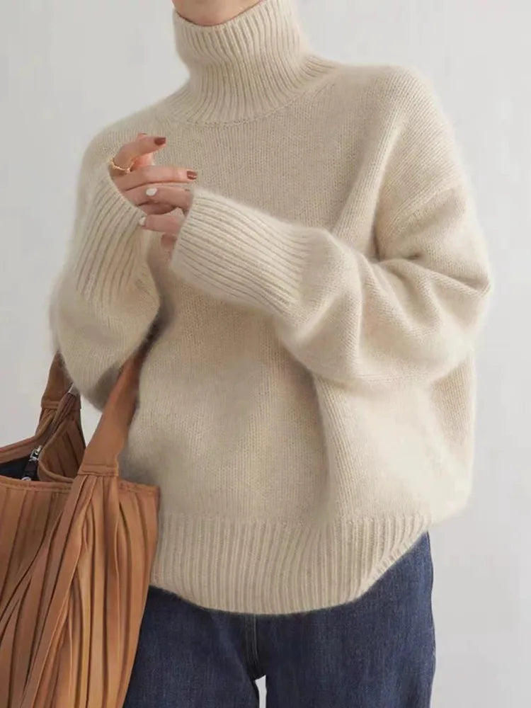 Mirrin | Wool Turtleneck Sweater