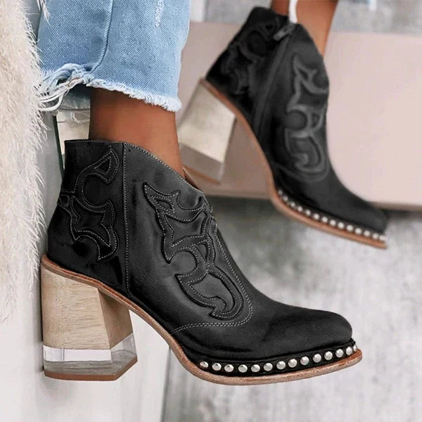 Norwich Embroidered Mid Boots