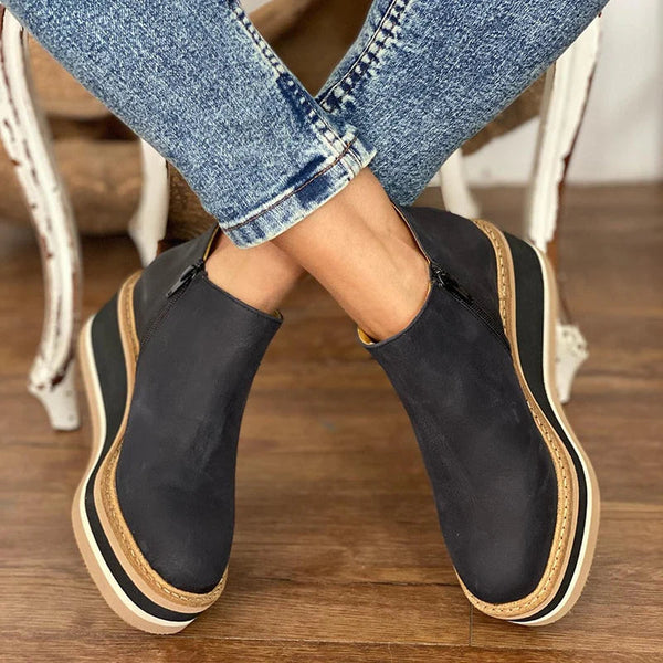 Elegant Slim-Fit Leather Boots