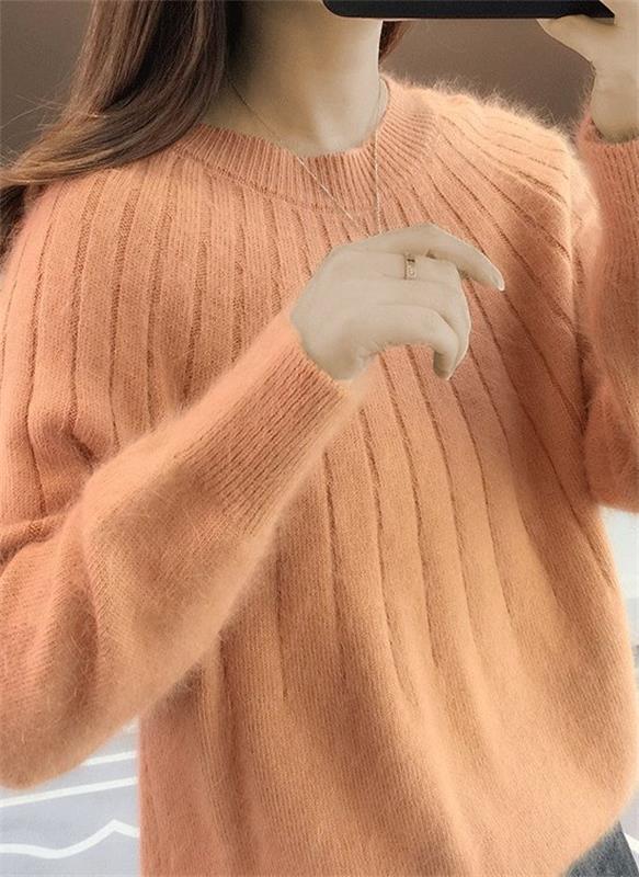 Caitlin | Stylish Ribbed Knit Sweater