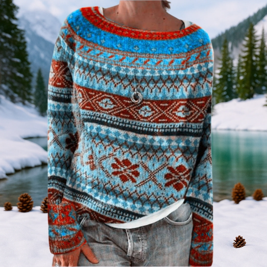 Alara | Retro icelandic sweater